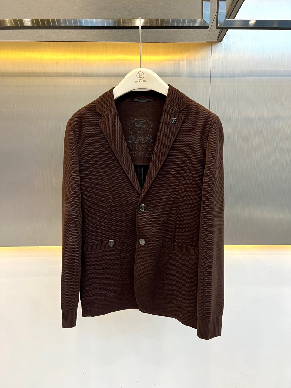 Brunello Cucinelli-BC、2026秋冬新品意式针织西服。 终于找到不用熨烫却像定制西装的“懒人战袍”！