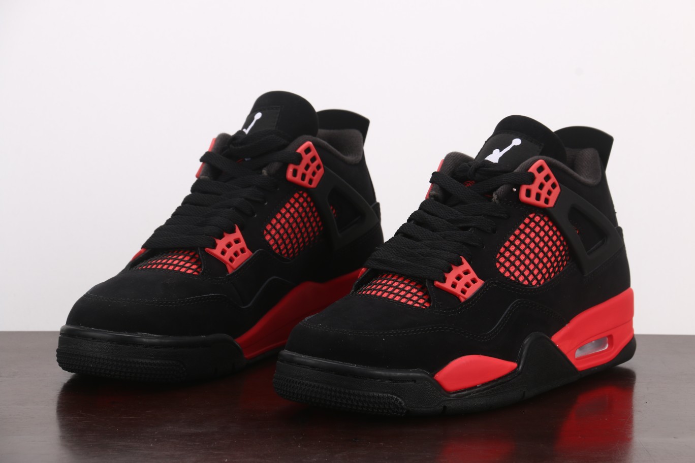 外贸版AirJordan4Retro“RedThunder”黑红好货不怕等纯原大厂出品原厂皮料打造真材实