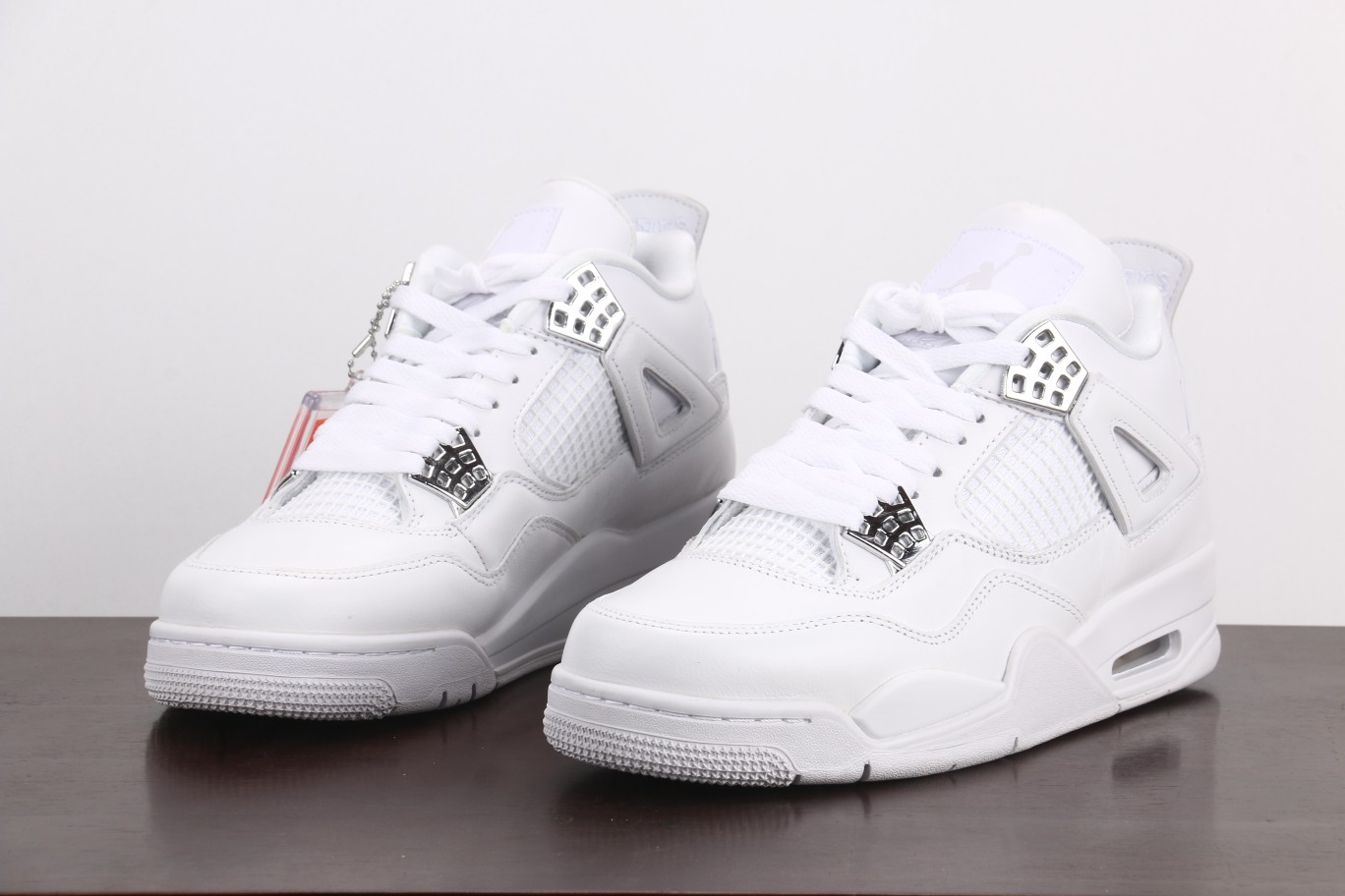 外贸版AirJordan4“PureMoney”白猫白猫配色好货不怕等纯原大厂出品原厂皮料打造真材实料绝