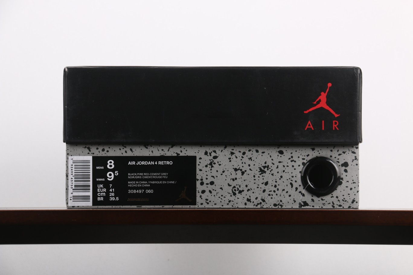 外贸版AirJordan4RetroOG黑红AJ4乔4正确鞋舌立体高频好货不怕等纯原大厂出品原厂皮料打造