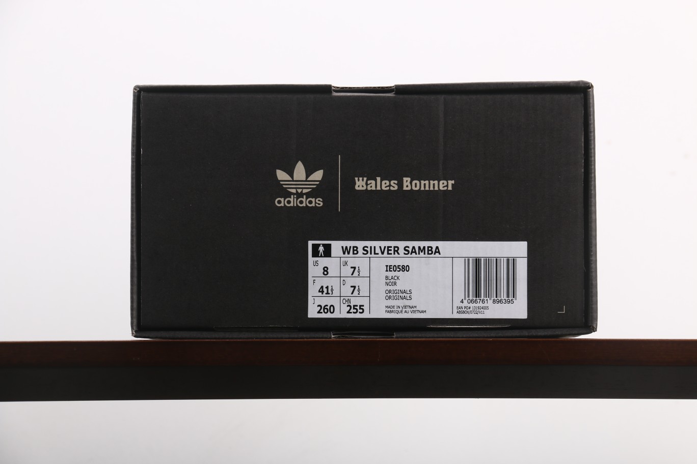 WalesBonnerxAdidasOriginalsSambaPonyTonal黑色联名款三叶草桑巴德