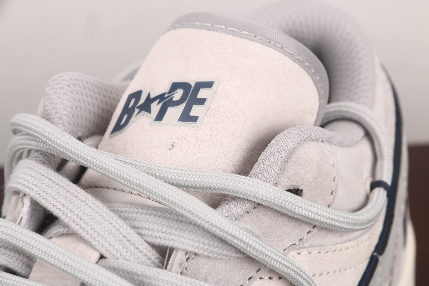 福利特价
 Air Jordan 1 Low AJ1 乔1 Bape联名-灰蓝抽绳 高端定制 低帮复古篮