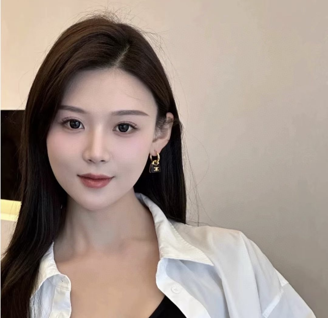 凯旋门包包耳钉 同款材质 925银针 8