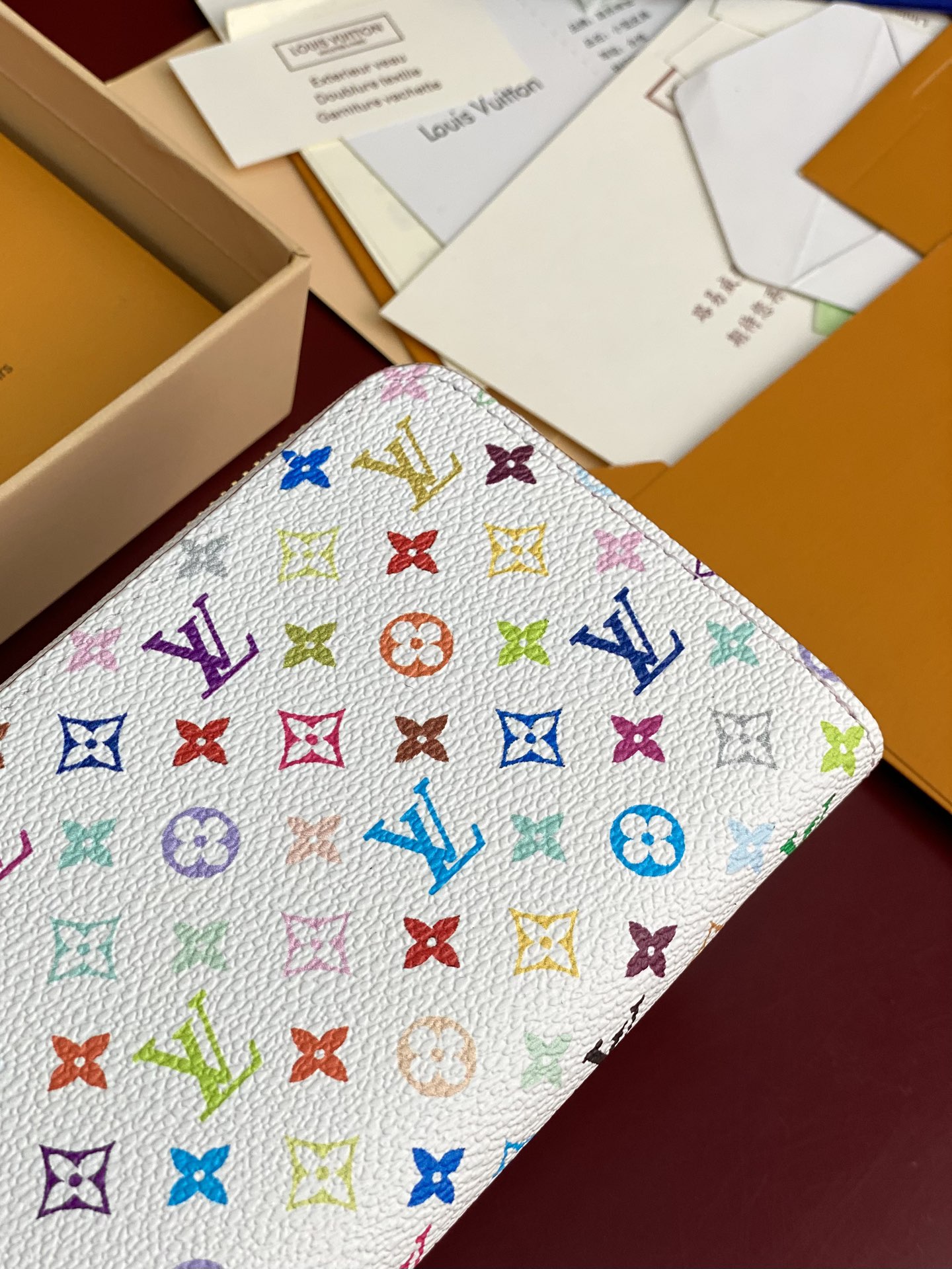  M13408 白彩！LV x TM 拉鏈包 Louis Vuitton SARAH钱夹系列经典款！Mu