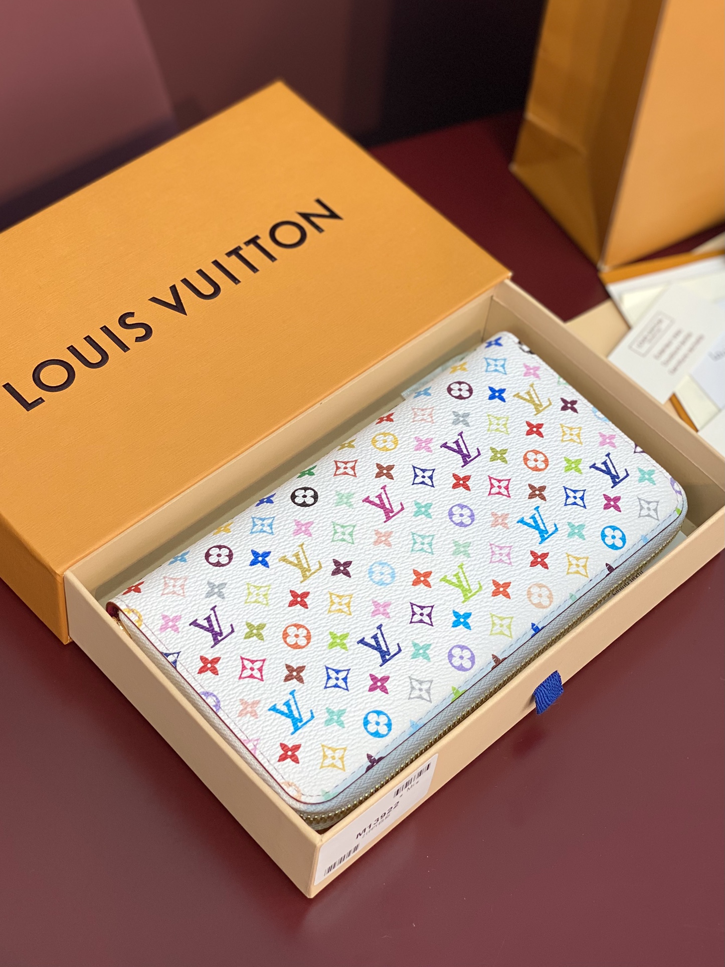  M13922 白彩！LV x TM 拉链包！Louis Vuitton xMurakami系列的经典款