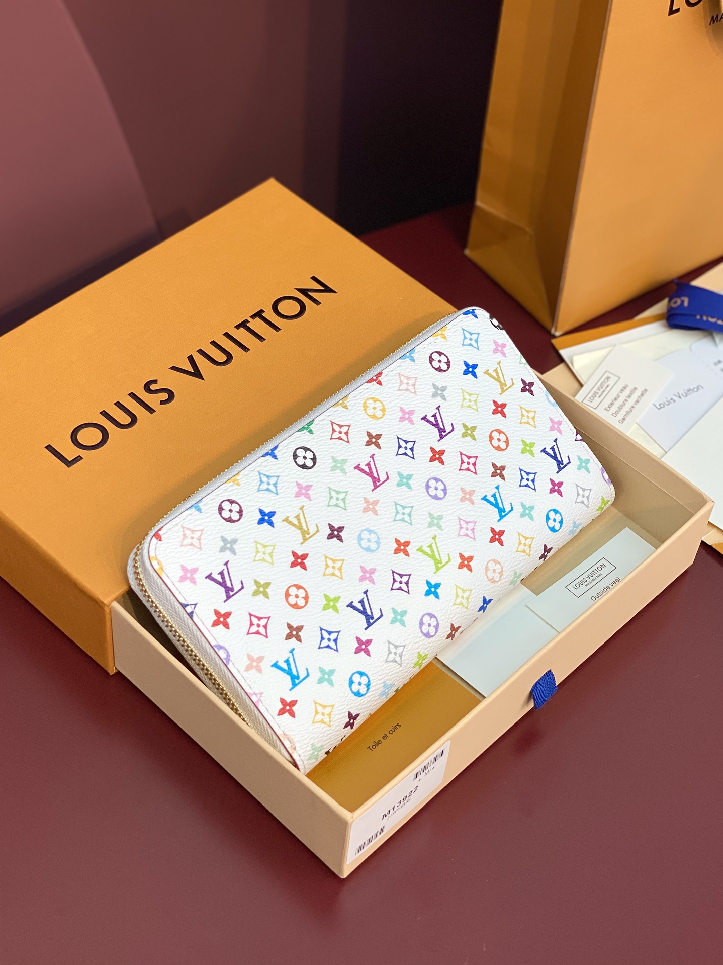  M13922 白彩！LV x TM 拉链包！Louis Vuitton xMurakami系列的经典款