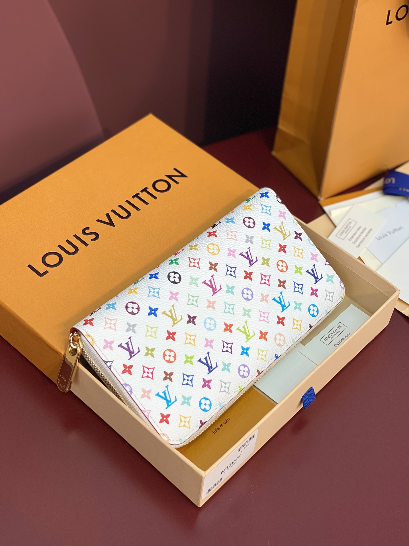  M13922 白彩！LV x TM 拉链包！Louis Vuitton xMurakami系列的经典款