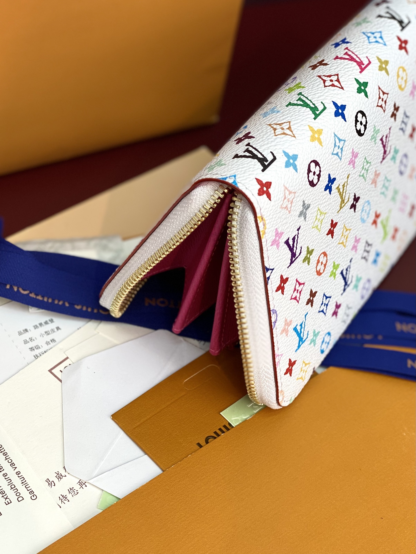  M13922 白彩！LV x TM 拉链包！Louis Vuitton xMurakami系列的经典款