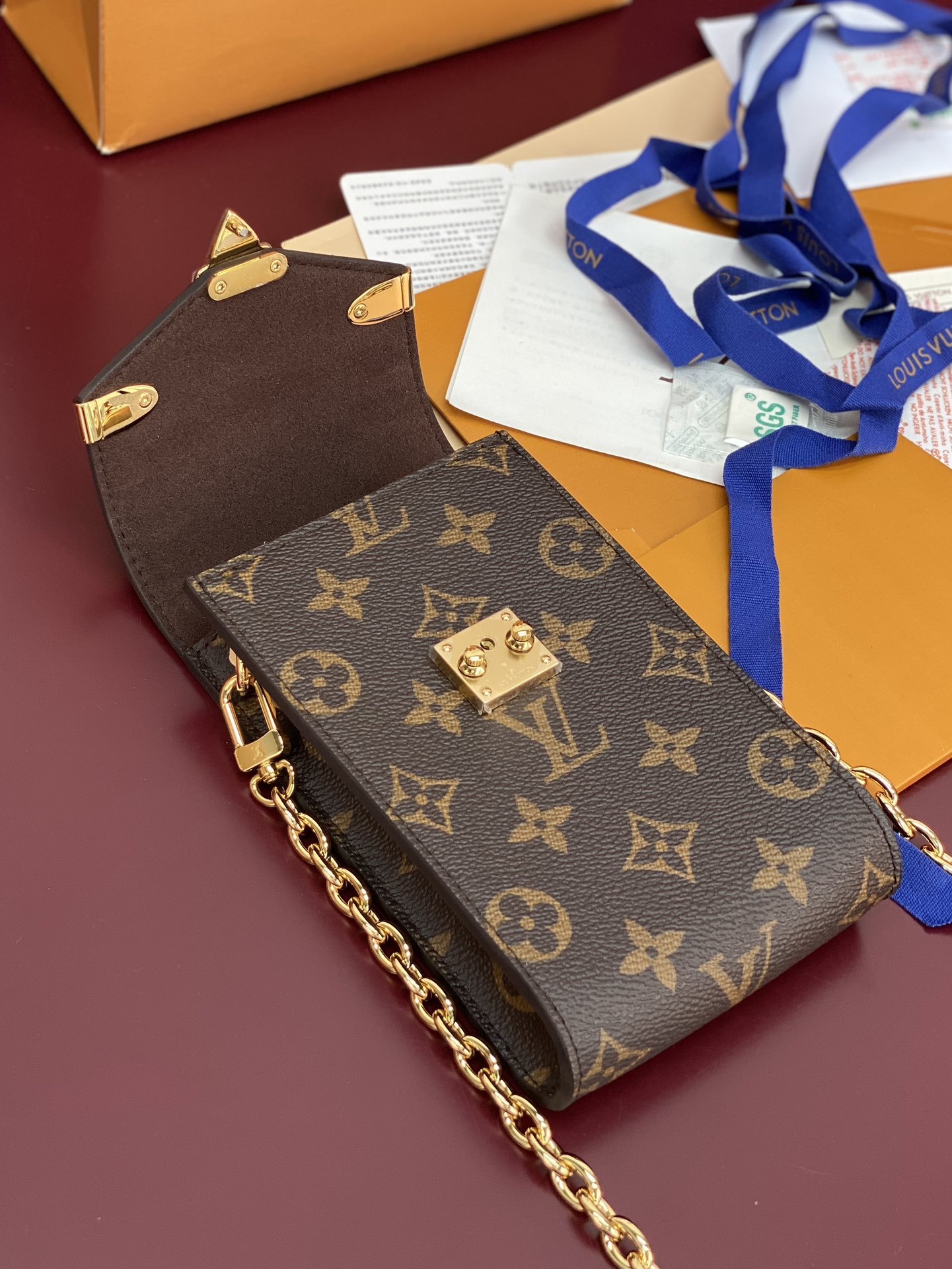 M14098 老花 全钢五金!芯片版、Phone Pouch Métis!獨特復刻版系列的Phone P