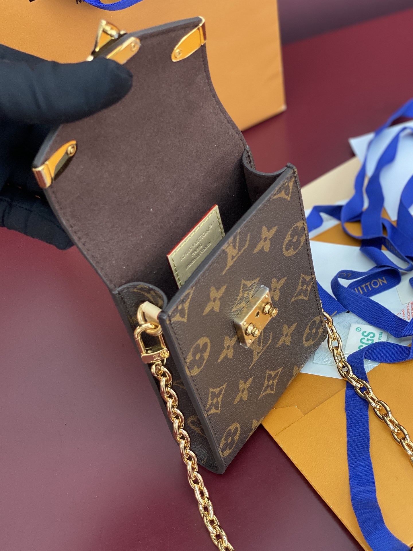 M14098 老花 全钢五金!芯片版、Phone Pouch Métis!獨特復刻版系列的Phone P