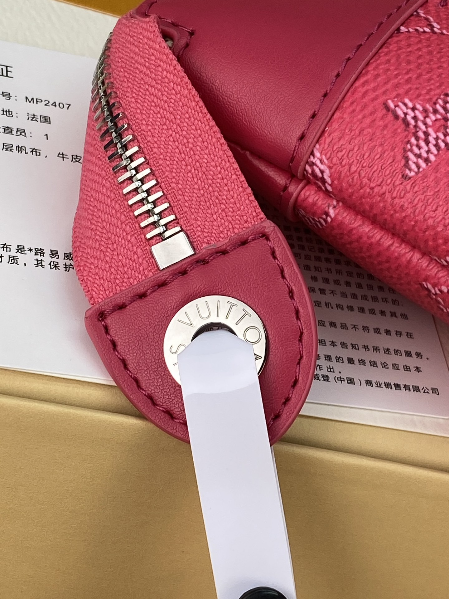 升级版本⚠️M12665 枚红色！POCHETTE VOYAGE SOUPLE 手拿包 Pochette