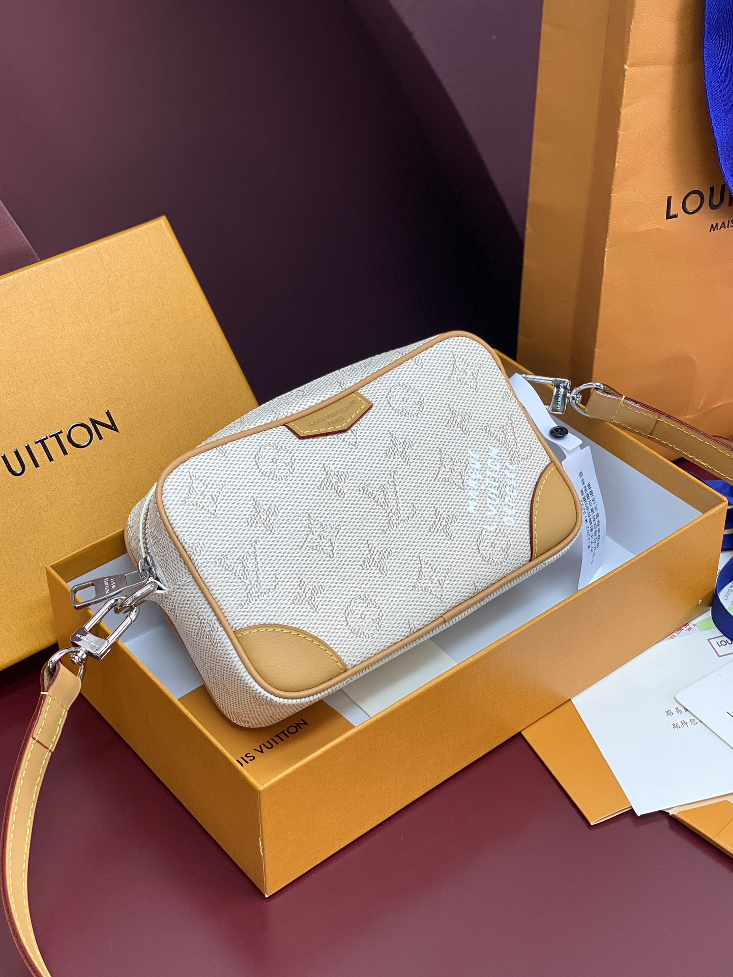Louis Vuitton Trocadéro Mini Crossbody Bag Monogram Heritage Canvas