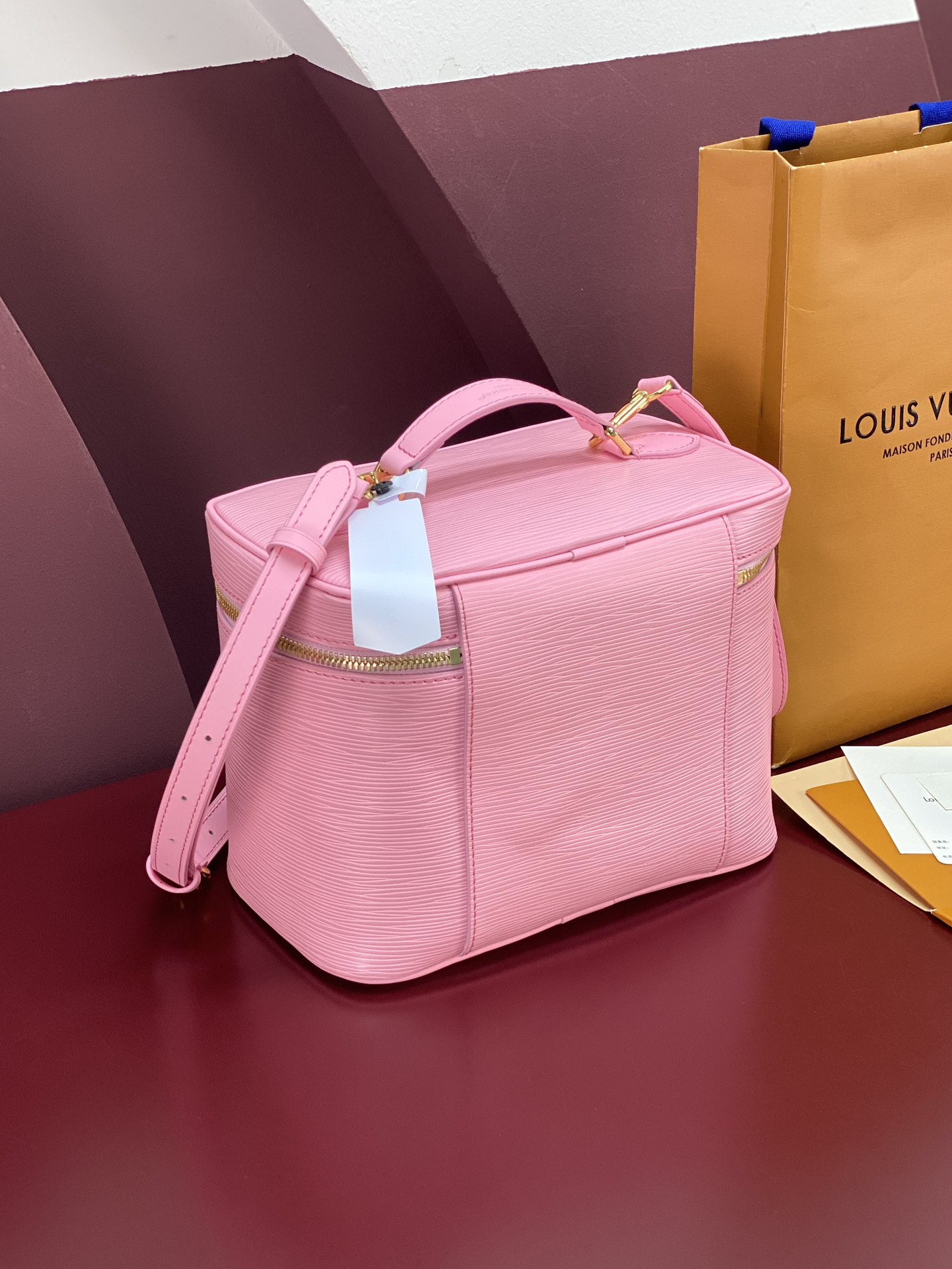 M25857粉色 大号！水波纹化妆包 当季新款 NICE NANO 化妆包 本款 Nice Nano 化