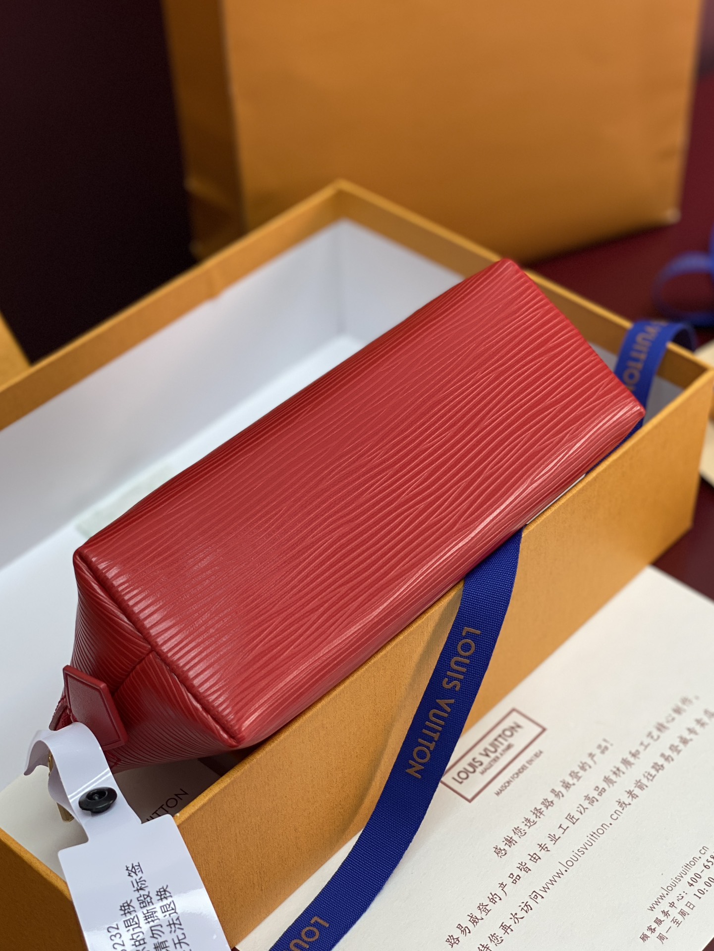 M15198粉 红色 水波纹化妆包 当季新款 POCHETTE COSMÉTIQUE 小号化妆包 本款 