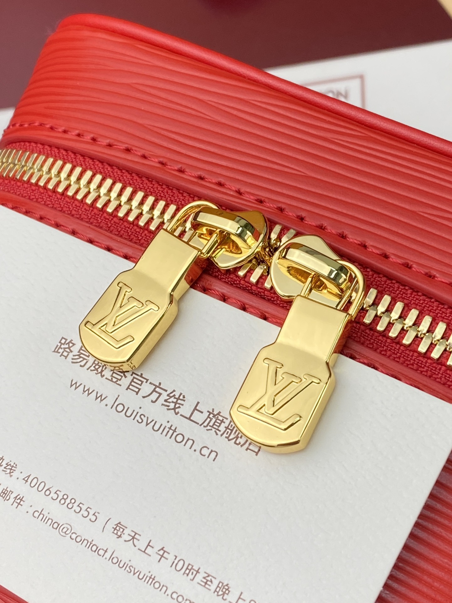 M25855 红色 小号！水波纹化妆包 当季新款 NICE NANO 化妆包 本款 Nice Nano 