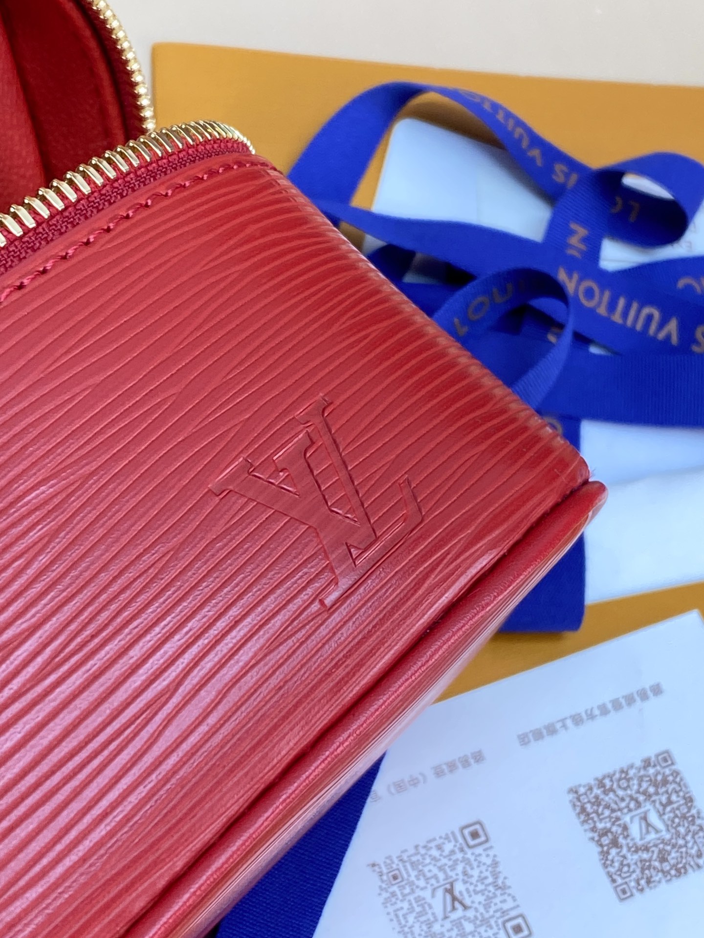 M25855 红色 小号！水波纹化妆包 当季新款 NICE NANO 化妆包 本款 Nice Nano 