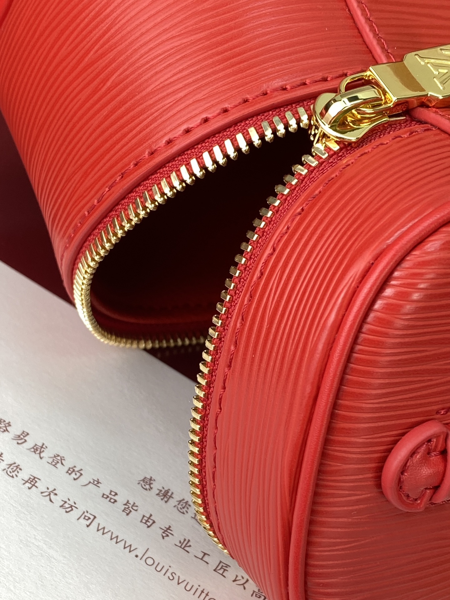 M25855 红色 小号！水波纹化妆包 当季新款 NICE NANO 化妆包 本款 Nice Nano 