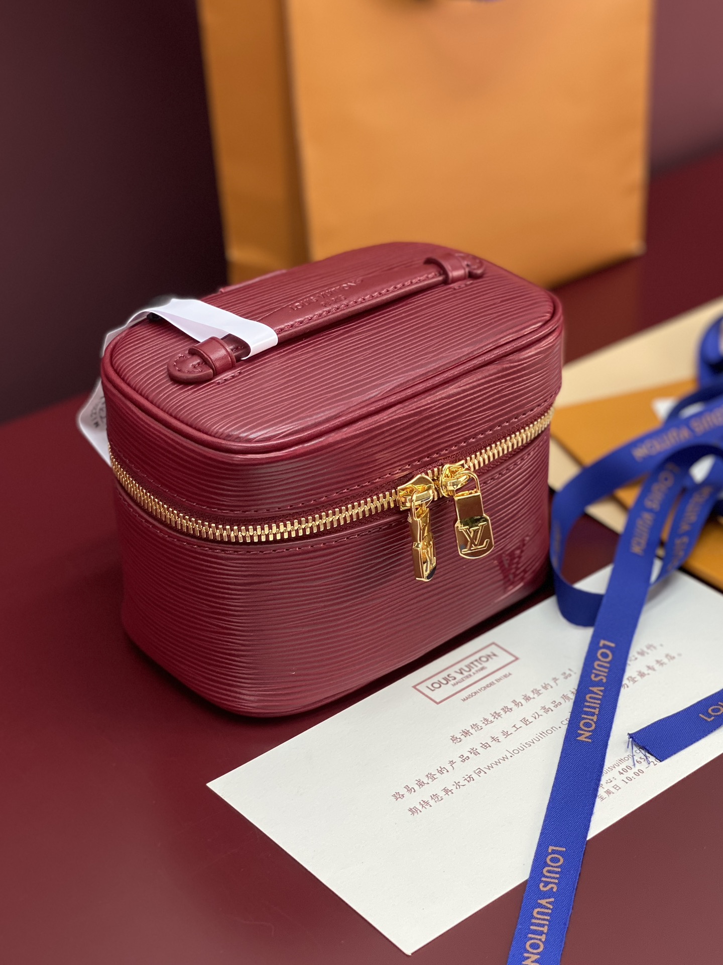 M25855 紫色 小号！水波纹化妆包 当季新款 NICE NANO 化妆包 本款 Nice Nano 