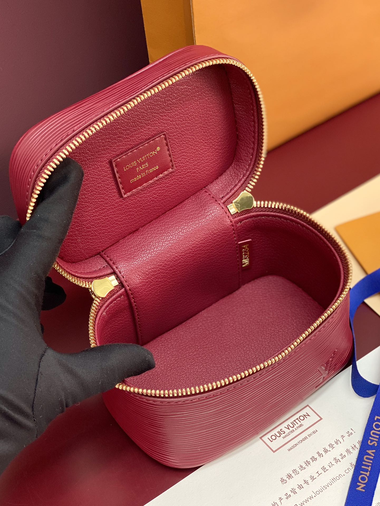 M25855 紫色 小号！水波纹化妆包 当季新款 NICE NANO 化妆包 本款 Nice Nano 