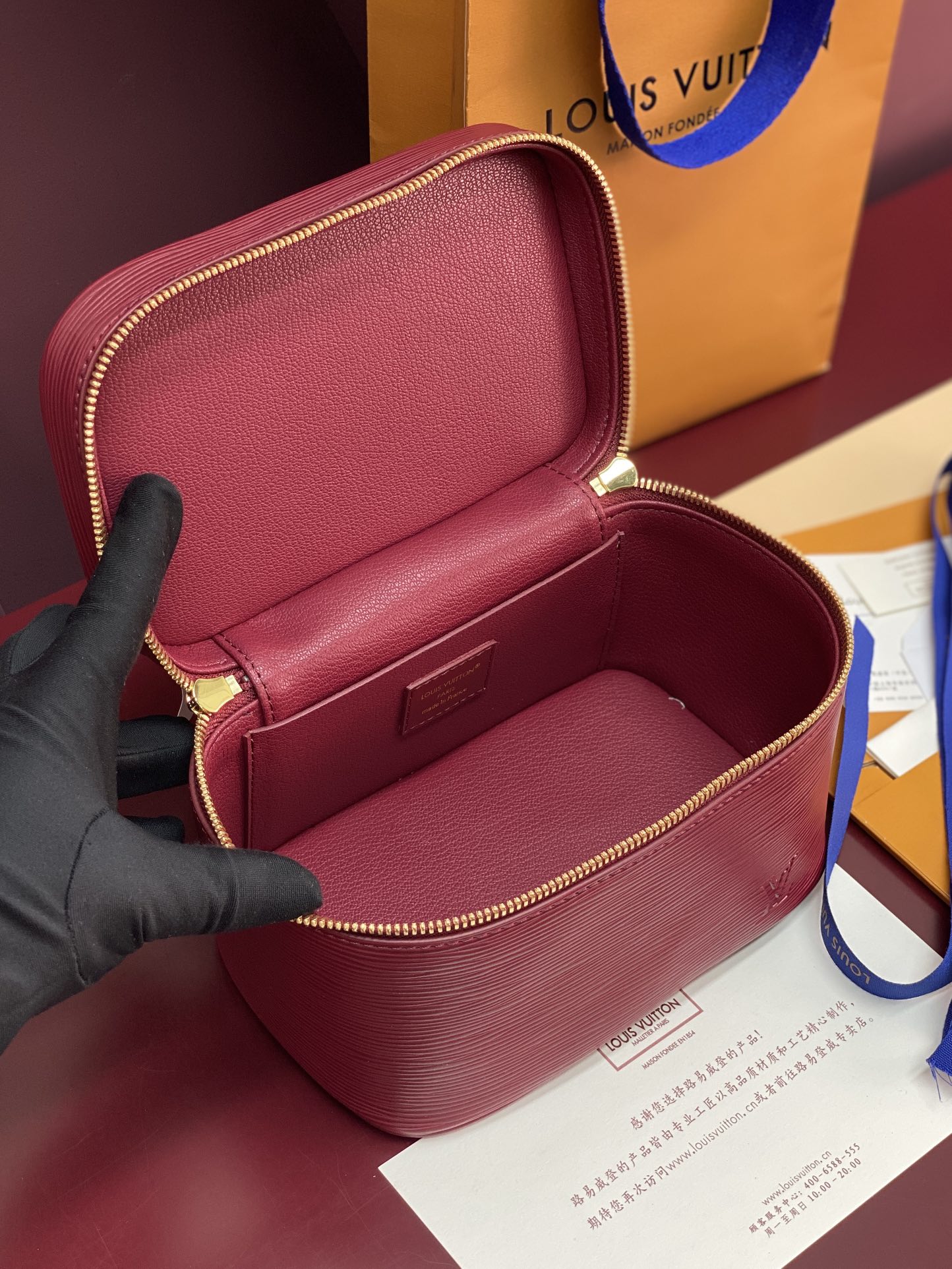 M25856 紫色 中号！水波纹化妆包 当季新款 NICE NANO 化妆包 本款 Nice Nano 