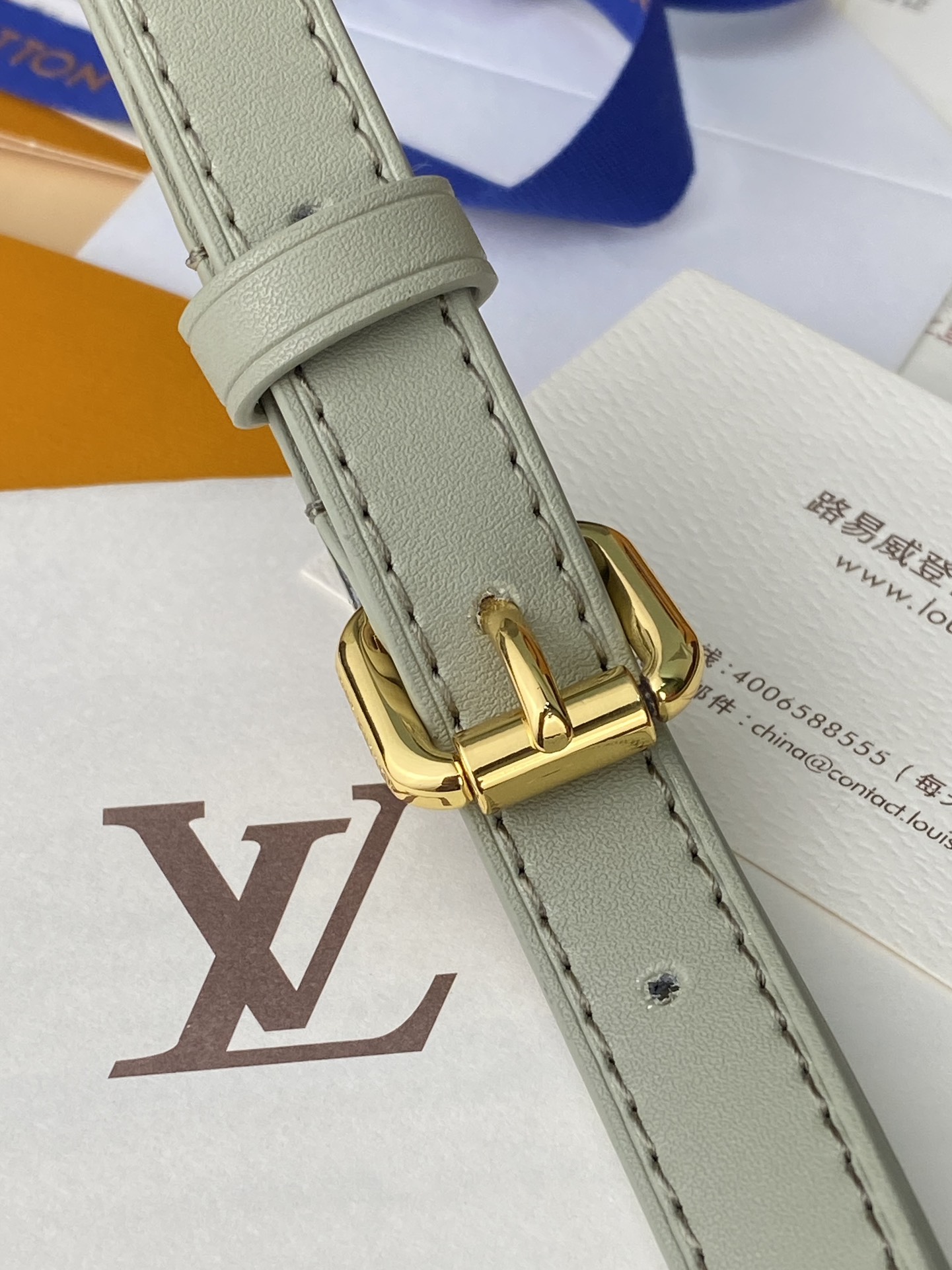 M25857 浅绿色 大号！水波纹化妆包 当季新款 NICE NANO 化妆包 本款 Nice Nano