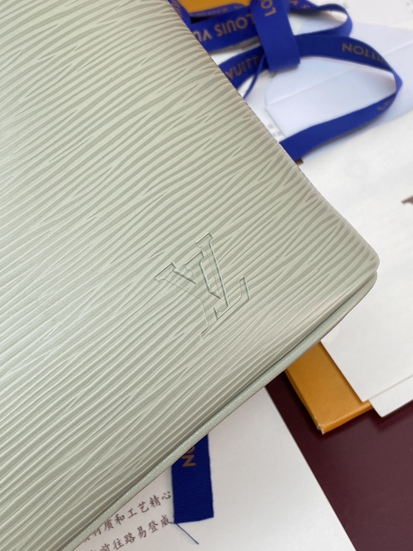 M25857 浅绿色 大号！水波纹化妆包 当季新款 NICE NANO 化妆包 本款 Nice Nano