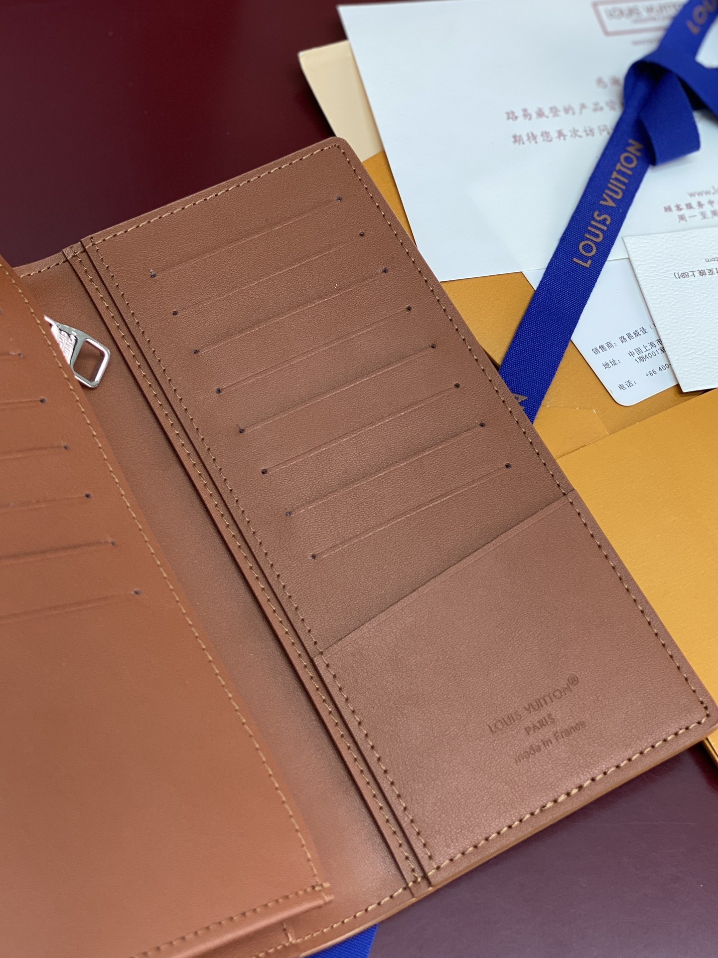 M83126 土黄！凹凸标！Brazza 长夹、头层牛皮制作！黑色Aerogram Brazza 钱夹着