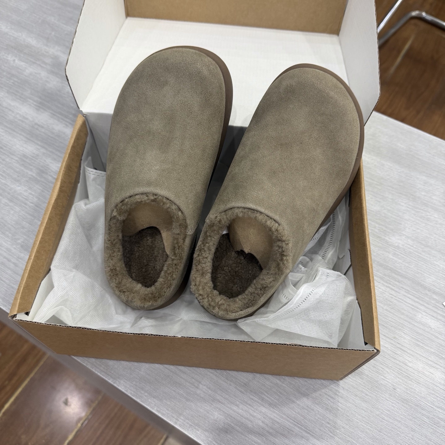 Balenciaga 无标厚底土豆鞋质量超好 真皮真毛 码数35-40
