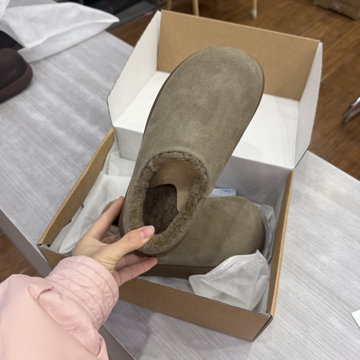 Balenciaga 无标厚底土豆鞋质量超好 真皮真毛 码数35-40