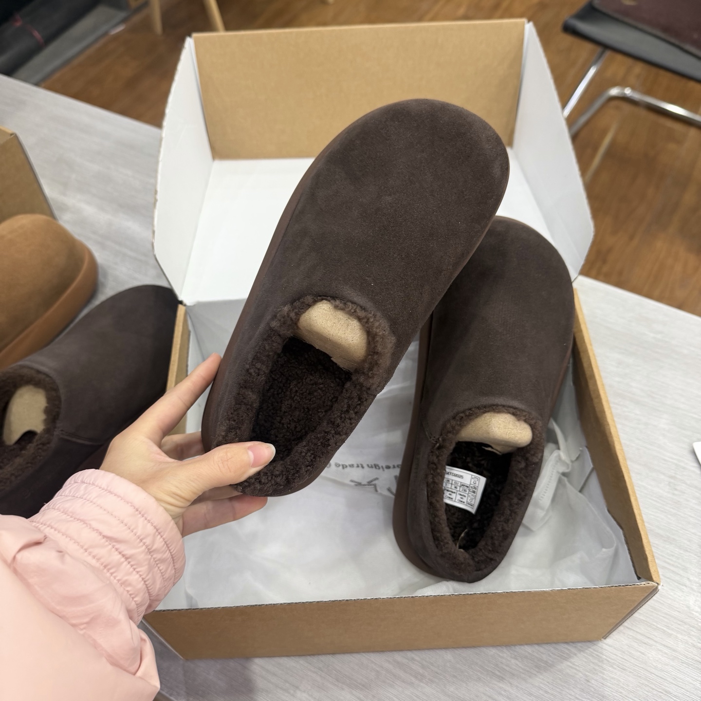 Balenciaga 无标厚底土豆鞋质量超好 真皮真毛 码数35-40