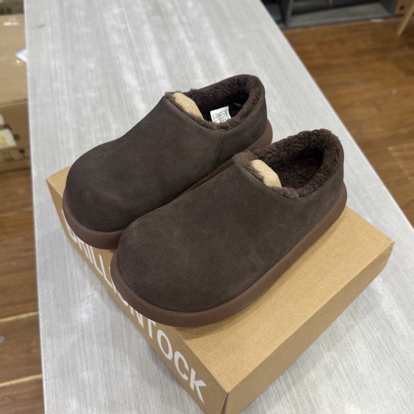 Balenciaga 无标厚底土豆鞋质量超好 真皮真毛 码数35-40