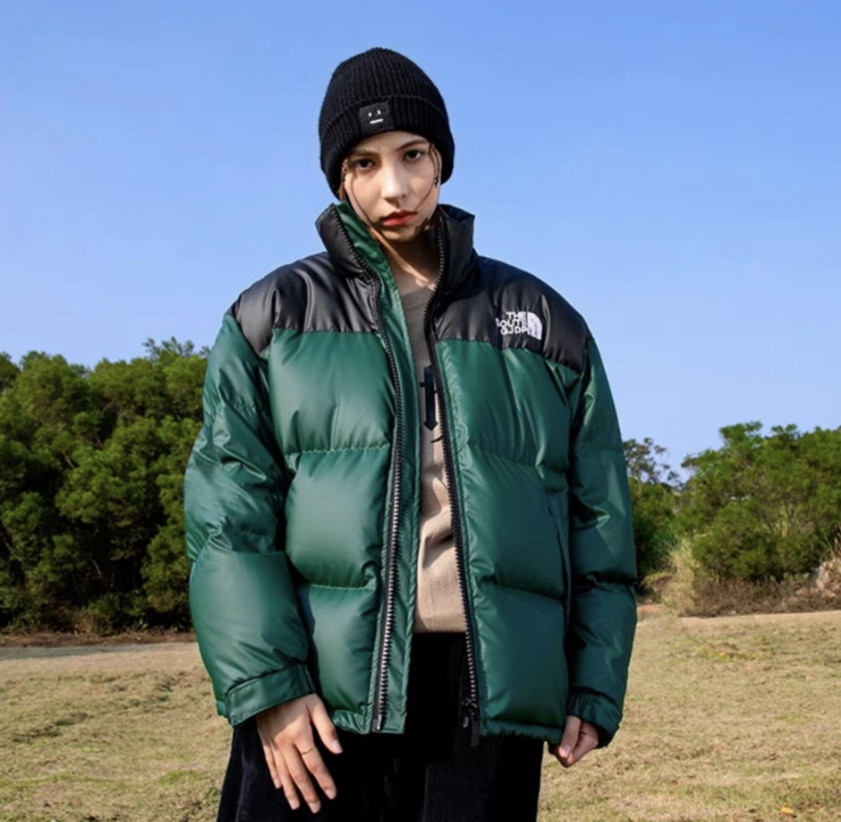 The North Face Nuptse Down Jacket 北面1996 Nuptse经典款美版羽绒服 上身示范 #
