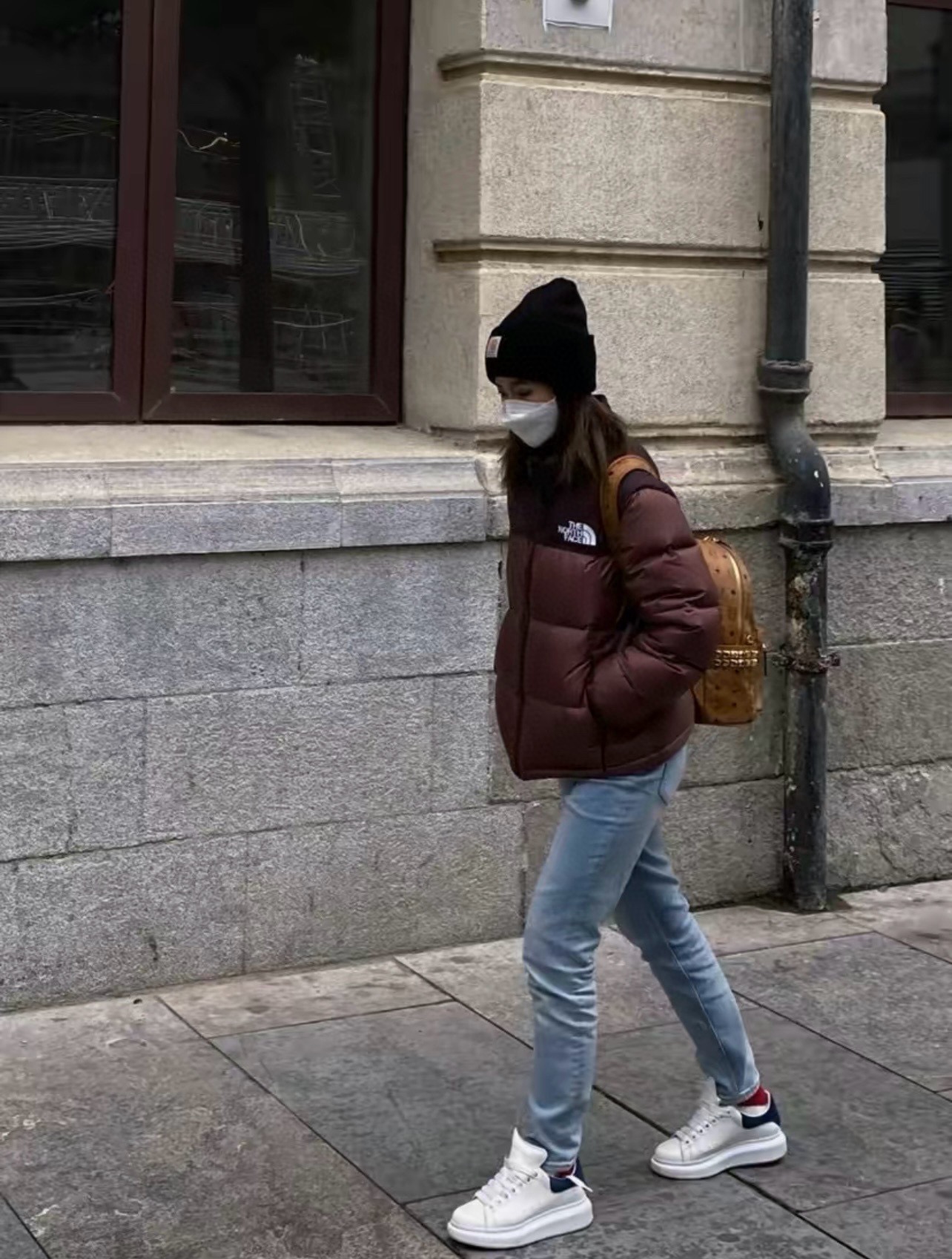 The North Face Nuptse Down Jacket 北面1996 Nuptse经典款美版羽绒服 上身示范 #