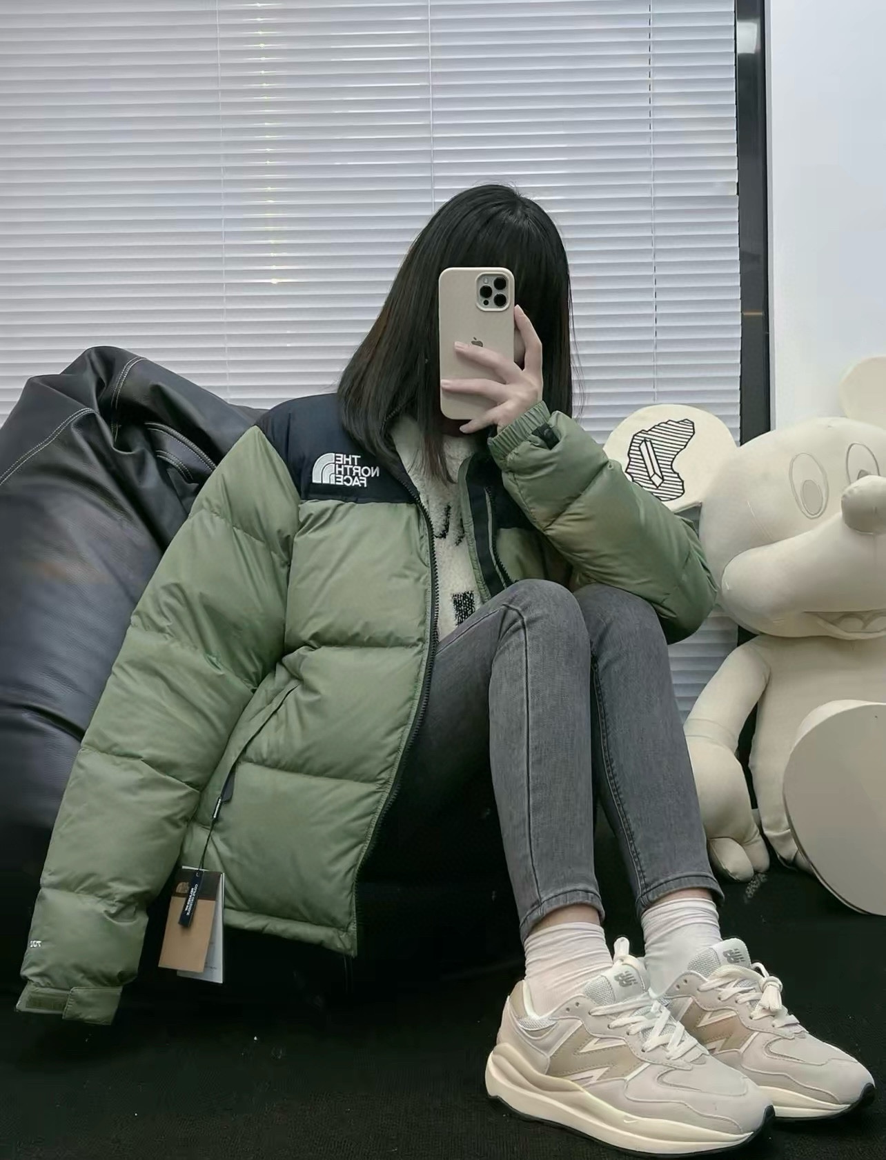 𝐓𝐡𝐞 𝐍𝐨𝐫𝐭𝐡 𝐅𝐚𝐜𝐞 𝐍𝐮𝐩𝐭𝐬𝐞 𝐃𝐨𝐰𝐧 𝐉𝐚𝐜𝐤𝐞𝐭 北面1996 Nuptse经典款美版羽绒服 上身示范 #