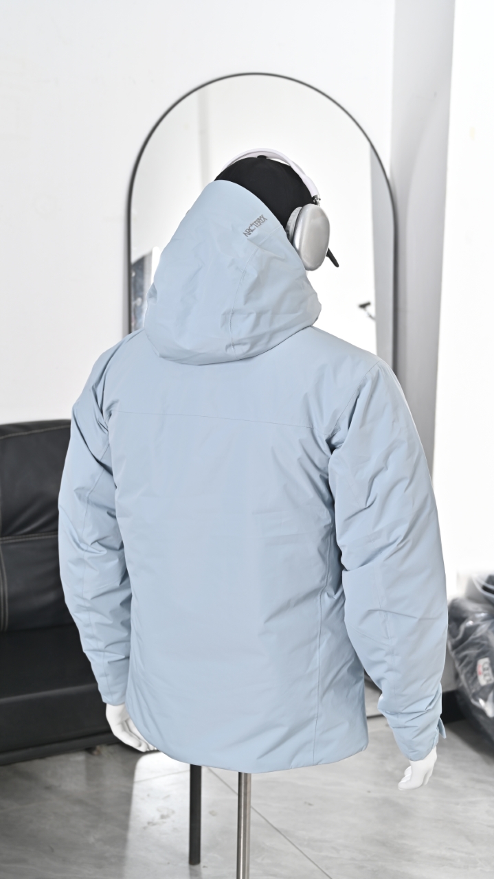 ARC‘TERYX 鸟家 Macai大买菜可拆帽羽绒服 产品配色:黑色 藏蓝色 极地白 贝栗粉 幻影紫 云水蓝