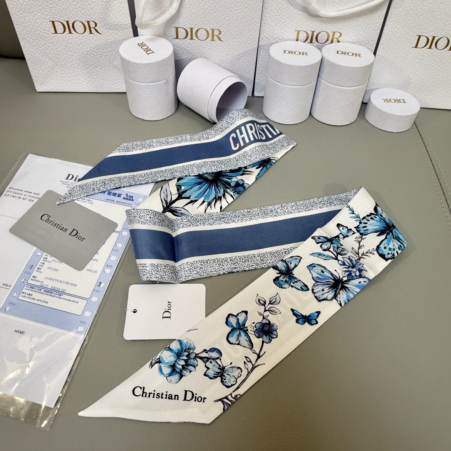 💰🦋PDO2416🦋迪奥【Mexico】丝带！茹伊印花图案，将蝴蝶和传统墨西哥花朵巧妙融合，突显绚烂缤纷
