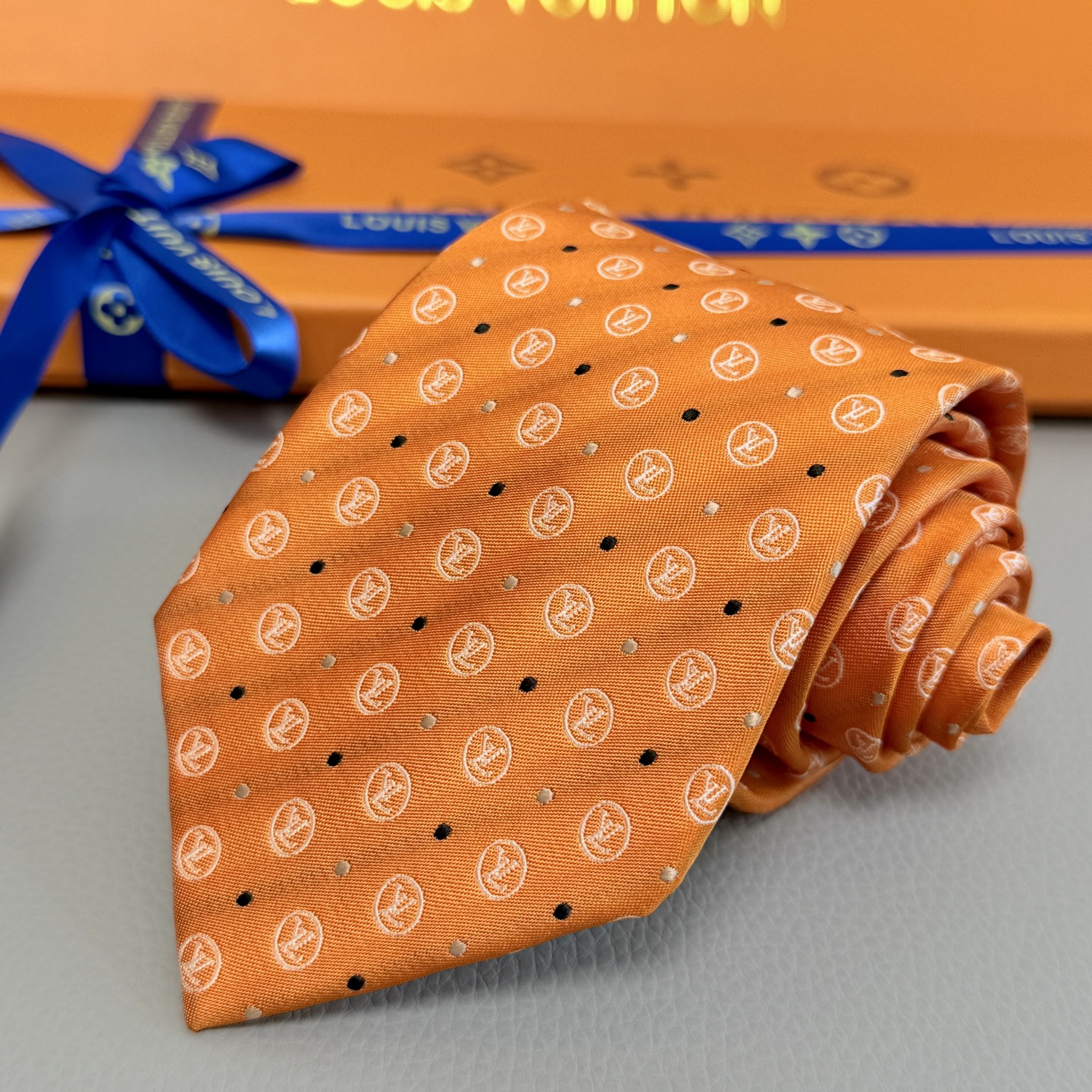 Luxury Silk Tie Collection: Elegant Design with Diamond Logo and Dark Colors