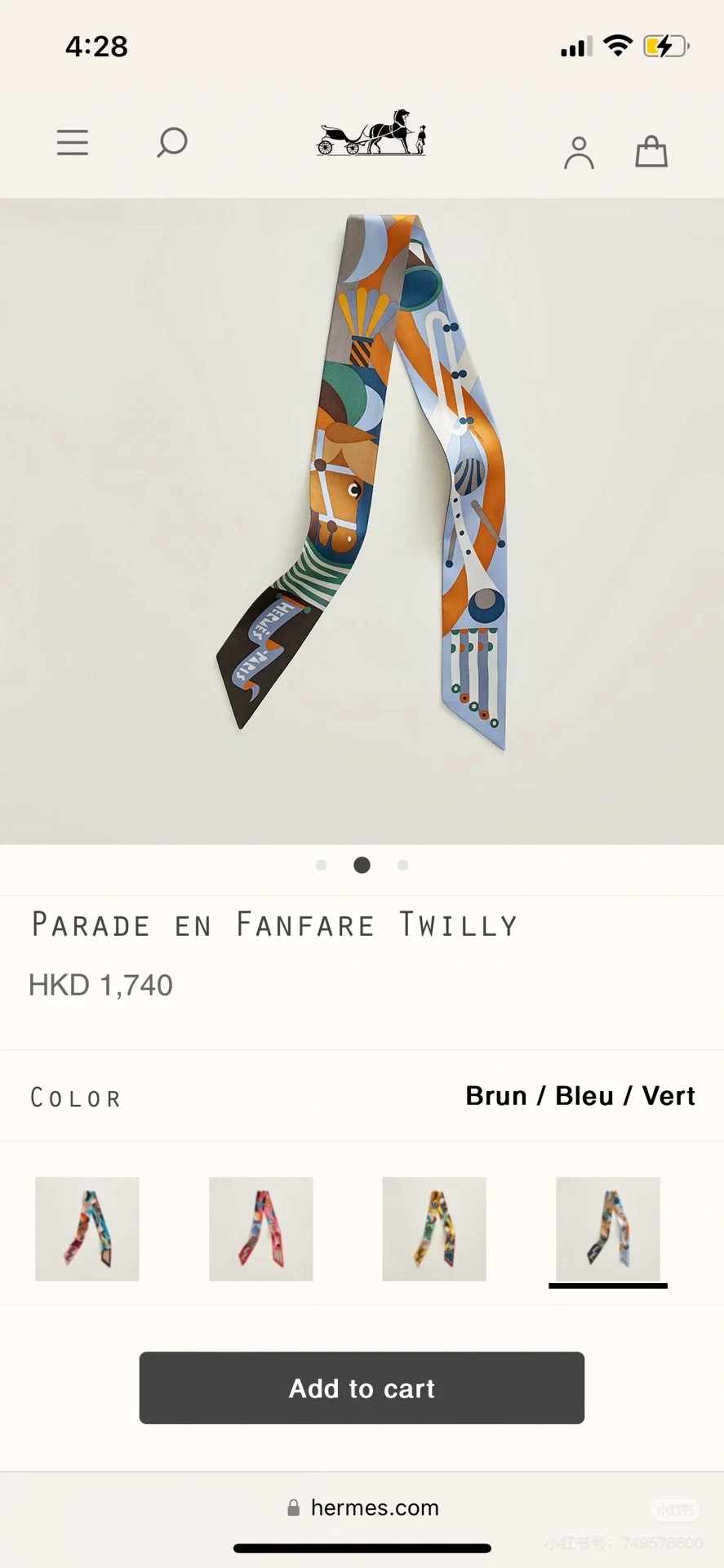 NO:378835,Hermes Hermes 