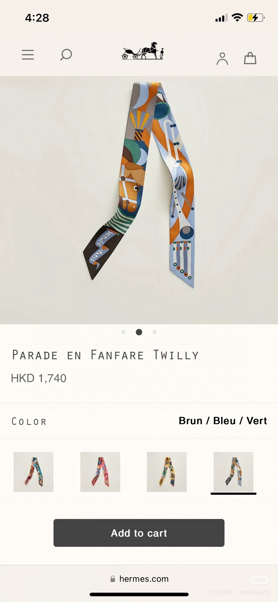 NO:378877,Hermes Hermes 