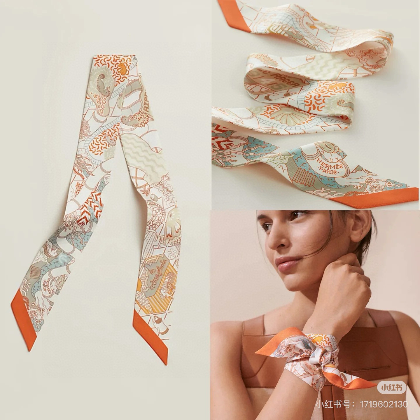 NO:379159,Hermes | Water Amusement Park Twilly Small Silk Scarf Hairband, Product Description Twilly Small Silk Scarf (Mulberry Silk). This small silk accessories are worn in a variety of ways, which can add agility and fun to your daily look!  Made in France. Designer Jacqueline Colley Size 5 x 86 cm Scarf, streamers, hair bundles, hermes, hermes, real silk19860909批爱马仕 Hermes｜水上游乐园 Twilly小丝巾 束发带,产品描述Twilly小丝巾（桑蚕丝）. 这款小巧的真丝配饰佩戴方式千变万化,可为您的日常造型增添灵动妙趣！ 法国制造. 设计师 杰奎琳·科利（Jacqueline Colley） 尺寸5 x 86厘米  丝巾,飘带，发束,hermes,hermes,real silk,accessory