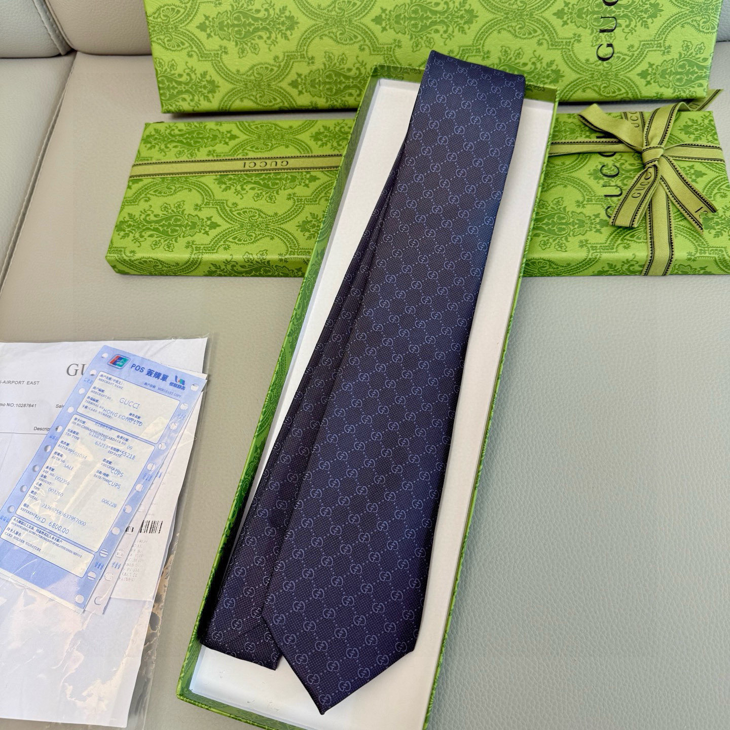 特价💰古奇男士领带系列【双G老花真丝领带】👔👔，稀有采用经典小G LOGO提花展现精湛手工与时尚优雅的理