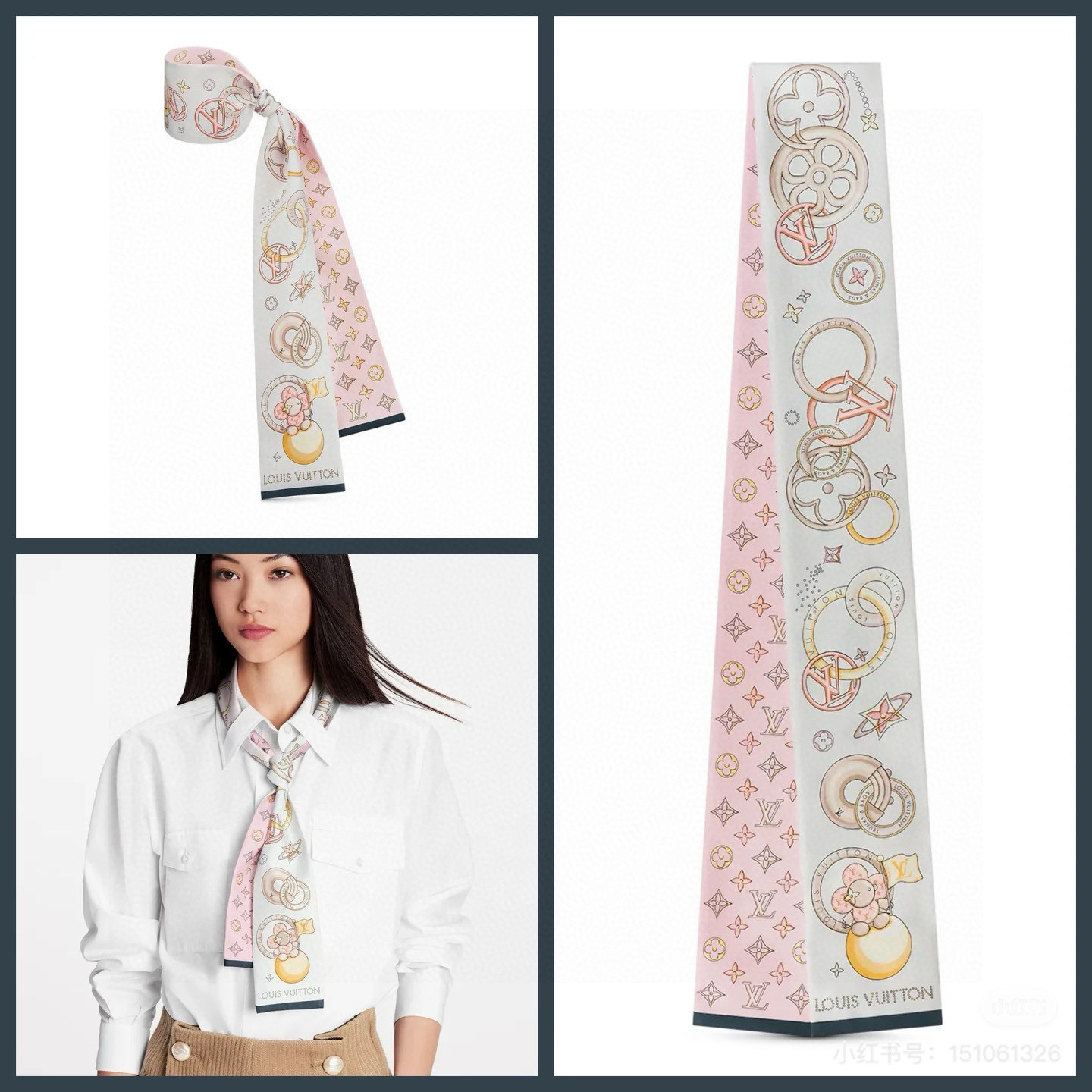 NO:379556,New vivienne scarf 120*8cm size fabric silk item number M78132VIVIENNE AND BEYOND This square scarf depicts a dream trip to the brand's mascot, inviting Vivienne to travel to the sky full of fashion jewelry, stars, Monogram flowers and LV Circle logos silk scarves, streamers, hair bunches, louis vuitton, real silk19860909批新款vivienne丝巾 120*8cm大小 面料真丝 货号M78132VIVIENNE AND BEYOND 本款方巾描绘品牌吉祥物的梦幻之旅,邀请 Vivienne 在布满时尚珠宝、星星、Monogram 花卉和 LV Circle 标识的天际尽情遨游丝巾,飘带，发束,louis vuitton,real silk,accessory