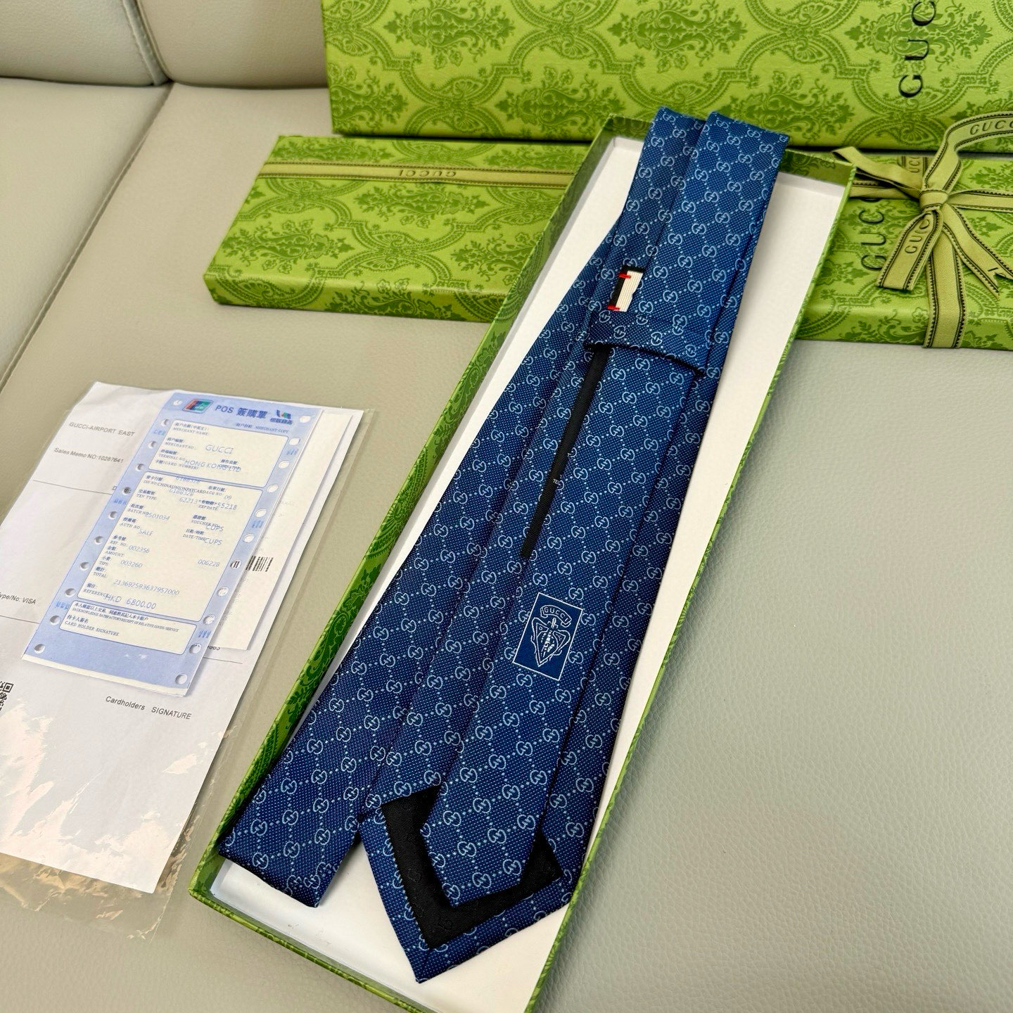 特价💰古奇男士领带系列【双G老花真丝领带】👔👔，稀有采用经典小G LOGO提花展现精湛手工与时尚优雅的理