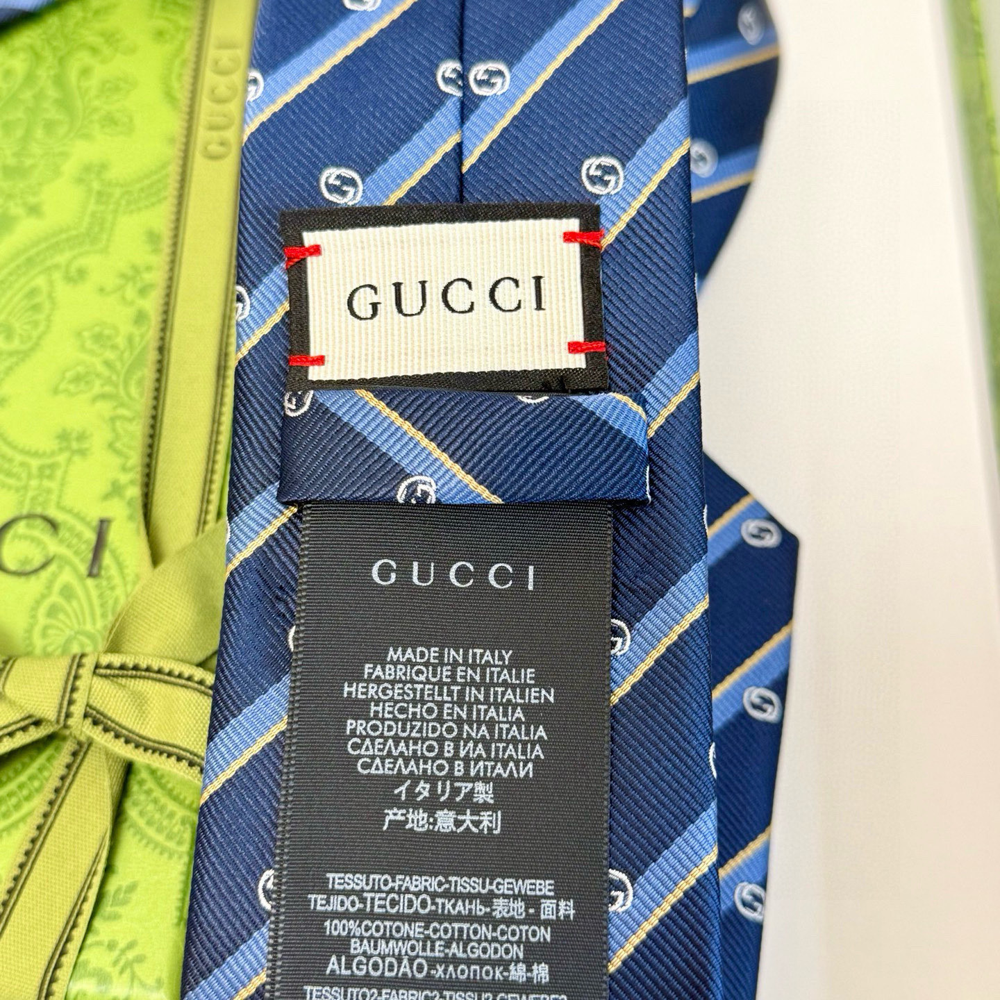 特价特价P双G条纹印花领带 男士领带👔👔，稀有采用经典小G LOGO提花展现精湛手工与时尚优雅的理想选择