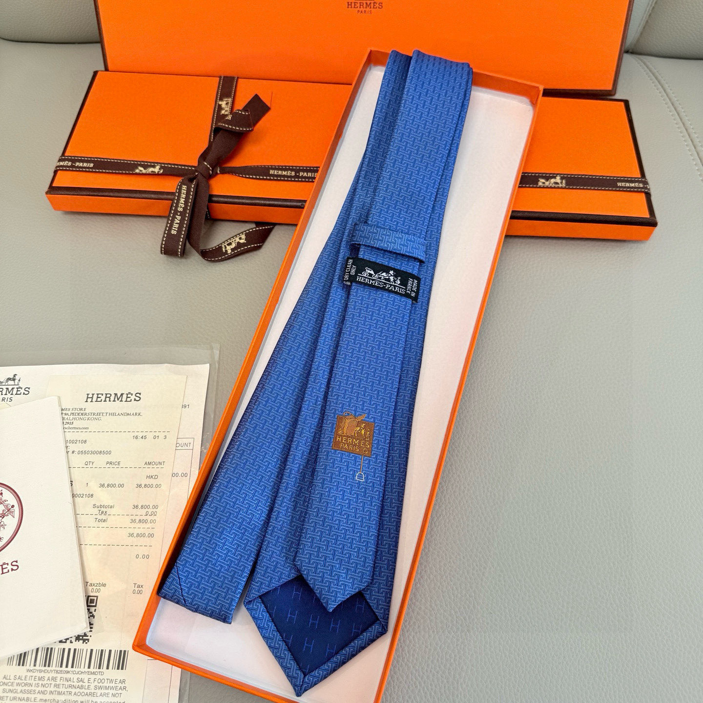 特价💰官方同步新款男士领带，【H标志图案领带】👔👔，稀有H家每年都有一千条不同印花的领带面世，从最初的多