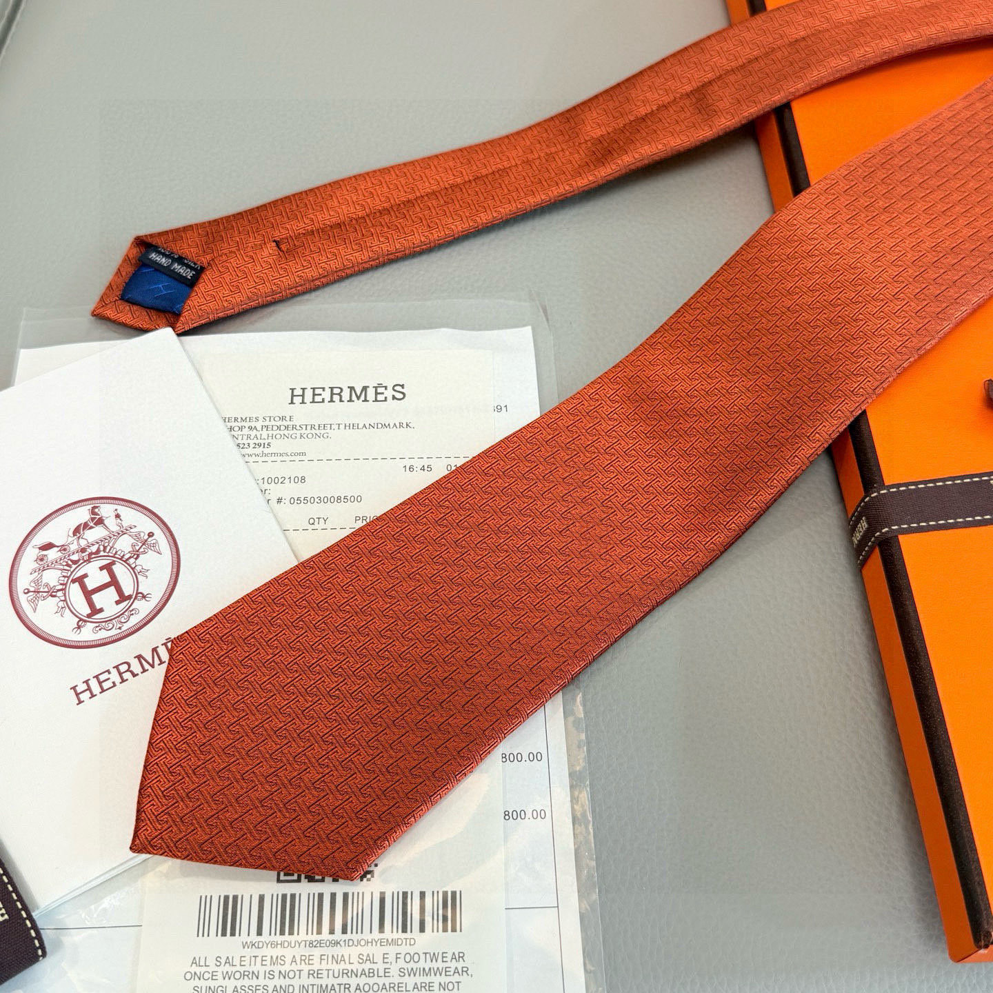 特价💰官方同步新款男士领带，【H标志图案领带】👔👔，稀有H家每年都有一千条不同印花的领带面世，从最初的多