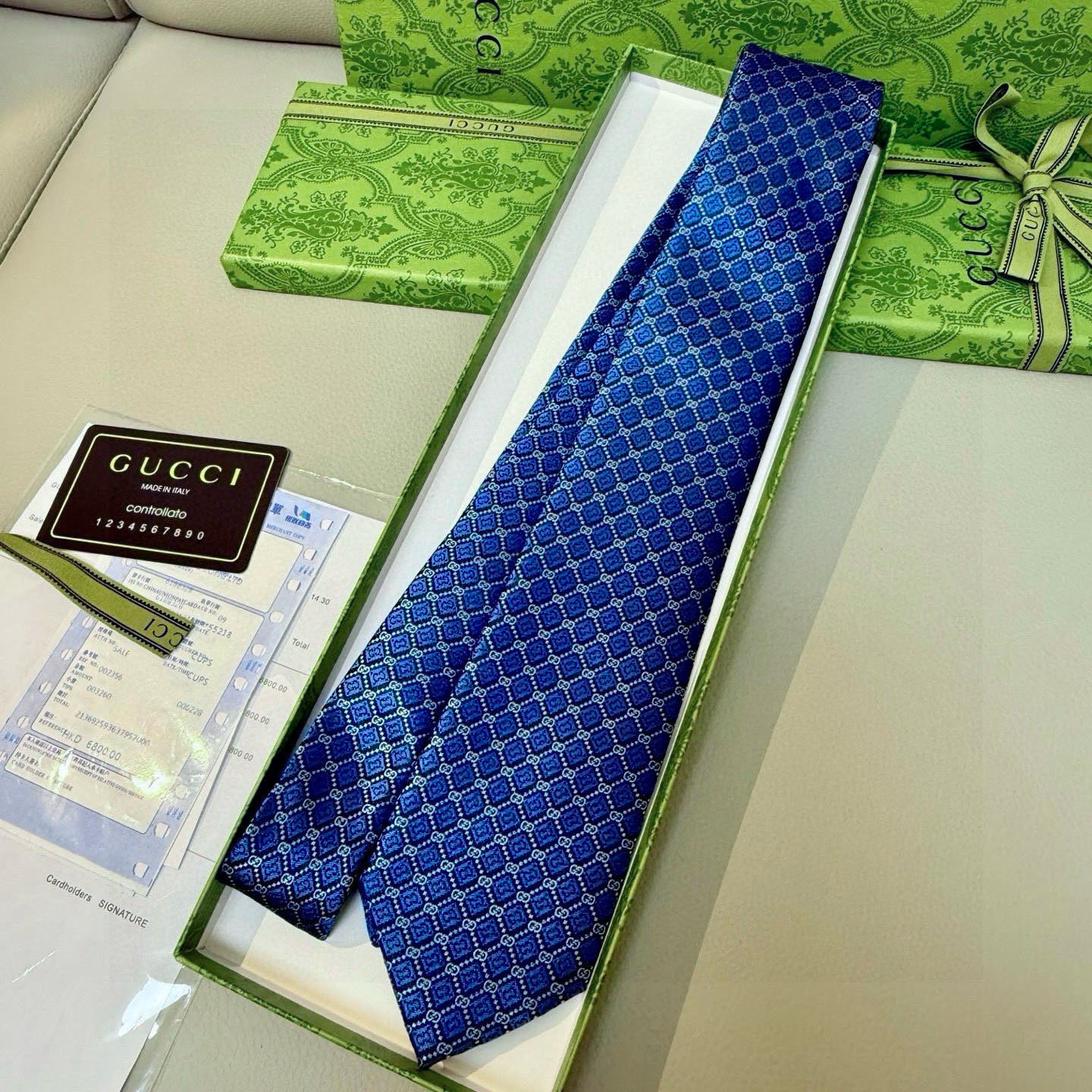 特价💰古奇领带【GG菱形图案领带】男士领带👔👔，稀有采用经典小G LOGO提花展现精湛手工与时尚优雅的理