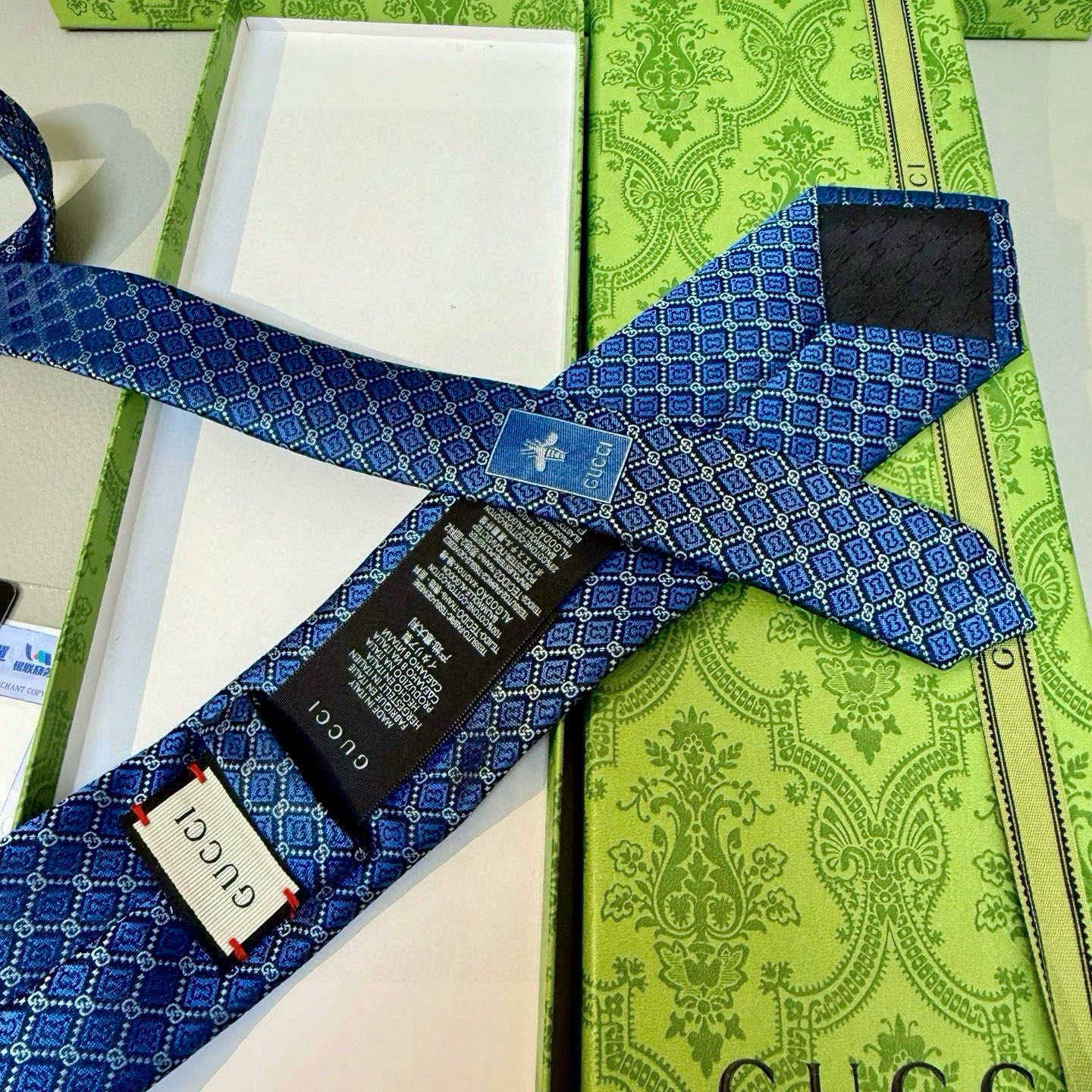 特价💰古奇领带【GG菱形图案领带】男士领带👔👔，稀有采用经典小G LOGO提花展现精湛手工与时尚优雅的理