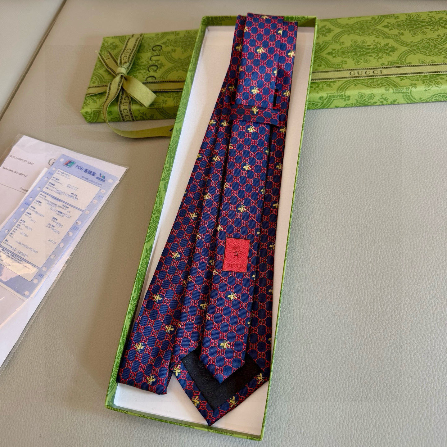 特价💰古奇男士领带【GG和蜜蜂领带】👔👔，稀有采用经典小G LOGO提花展现精湛手工与时尚优雅的理想选择