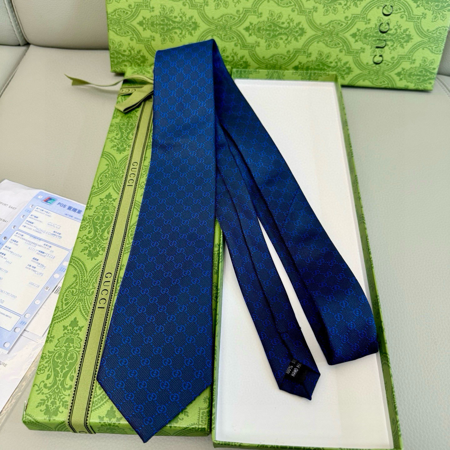 特价💰古奇男士领带系列【双G老花真丝领带】👔👔，稀有采用经典小G LOGO提花展现精湛手工与时尚优雅的理